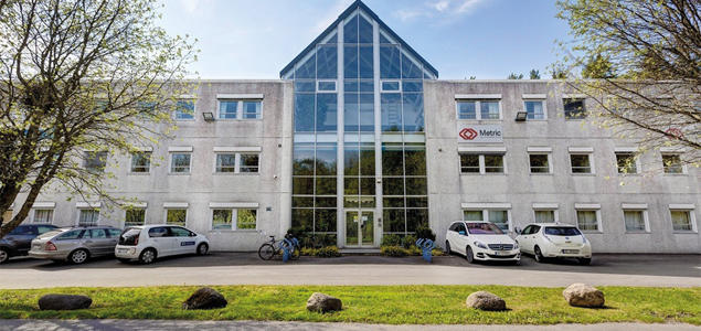Nkk/arkiv Fasade på NKKs lokaler på Holmlia