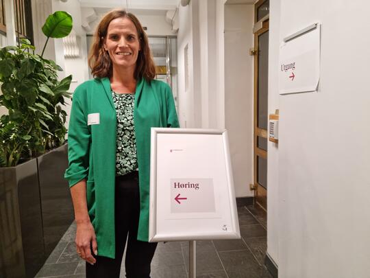 Nina Brogeland Laache representerte NKK i næringskomiteen